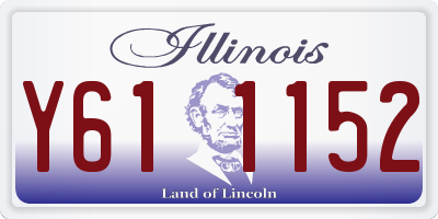 IL license plate Y611152