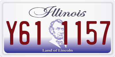 IL license plate Y611157