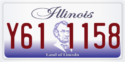 IL license plate Y611158
