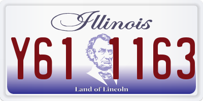 IL license plate Y611163