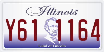 IL license plate Y611164