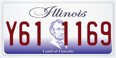 IL license plate Y611169