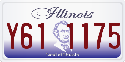 IL license plate Y611175