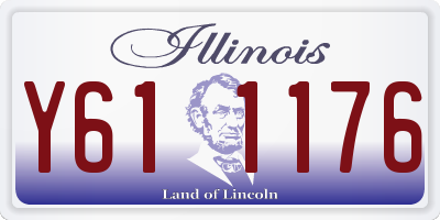 IL license plate Y611176