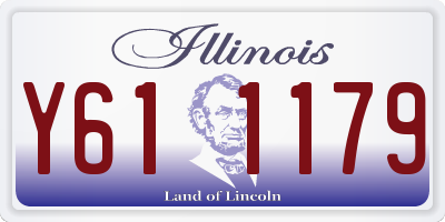 IL license plate Y611179