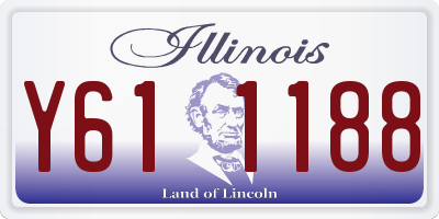 IL license plate Y611188