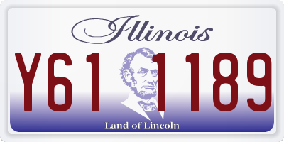 IL license plate Y611189