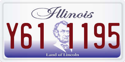 IL license plate Y611195