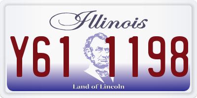 IL license plate Y611198