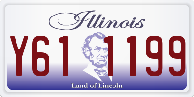 IL license plate Y611199