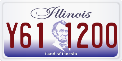 IL license plate Y611200