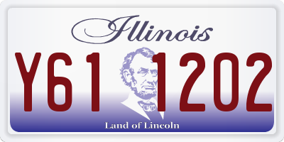 IL license plate Y611202