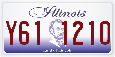 IL license plate Y611210