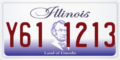 IL license plate Y611213