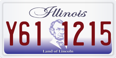 IL license plate Y611215