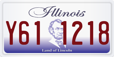 IL license plate Y611218
