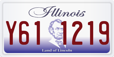 IL license plate Y611219