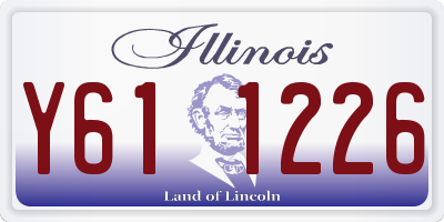 IL license plate Y611226