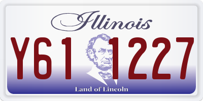 IL license plate Y611227