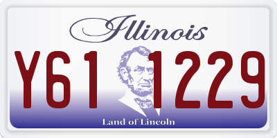 IL license plate Y611229