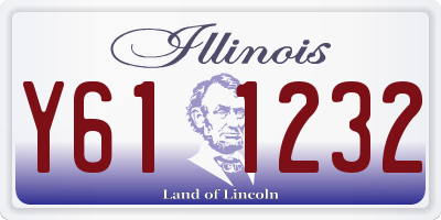 IL license plate Y611232