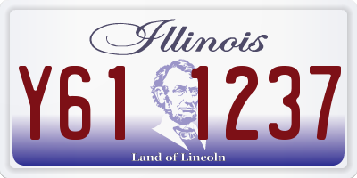 IL license plate Y611237