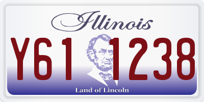 IL license plate Y611238