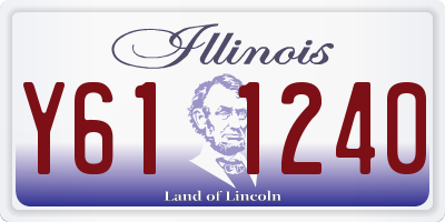IL license plate Y611240