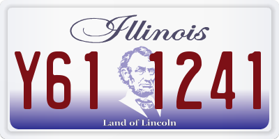 IL license plate Y611241