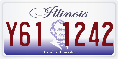 IL license plate Y611242
