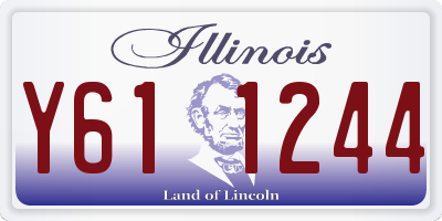 IL license plate Y611244
