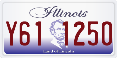 IL license plate Y611250