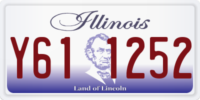 IL license plate Y611252