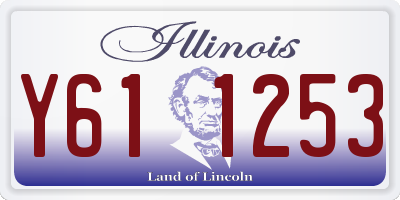IL license plate Y611253