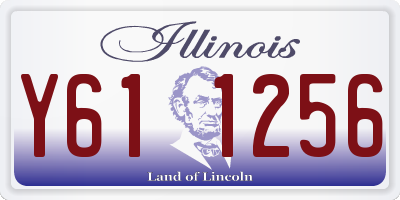 IL license plate Y611256