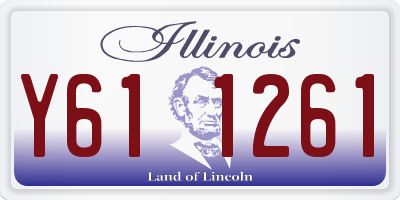 IL license plate Y611261