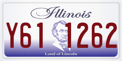 IL license plate Y611262