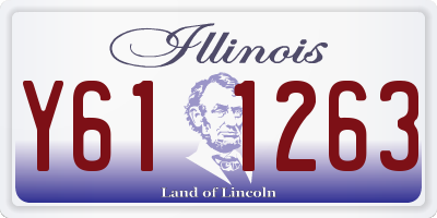 IL license plate Y611263