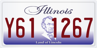 IL license plate Y611267