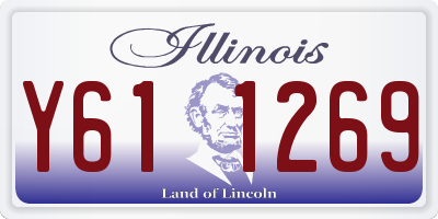 IL license plate Y611269