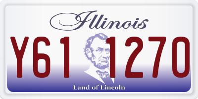 IL license plate Y611270
