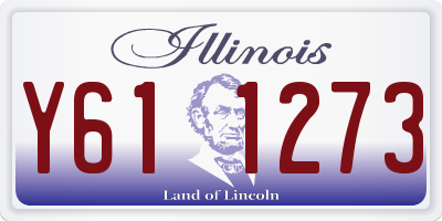 IL license plate Y611273