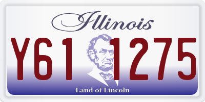 IL license plate Y611275