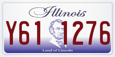 IL license plate Y611276