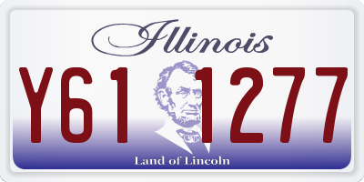 IL license plate Y611277