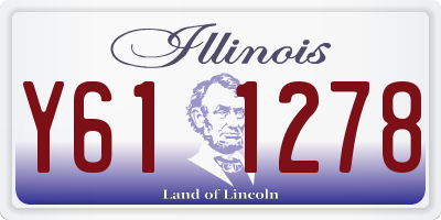 IL license plate Y611278