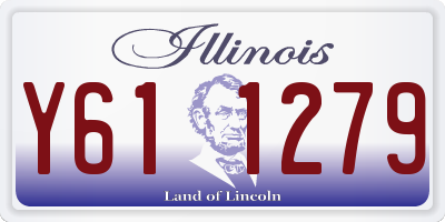IL license plate Y611279