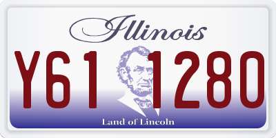 IL license plate Y611280