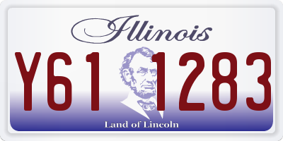 IL license plate Y611283