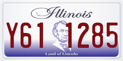 IL license plate Y611285